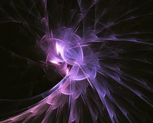 violet light fractal